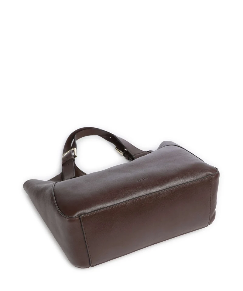 Furla Dora M Cabas dark cioccolato