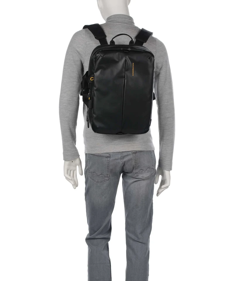 Mandarina Duck Coated Sac à main porté dos black