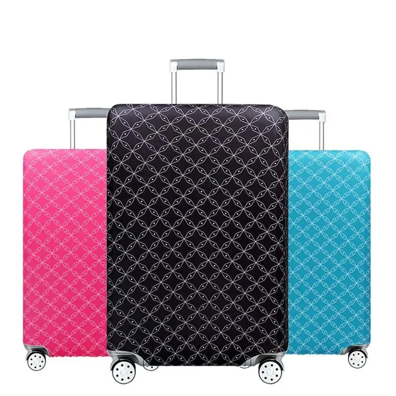 Housse de Valise Personnalisée | Motif Diamants Protecteur