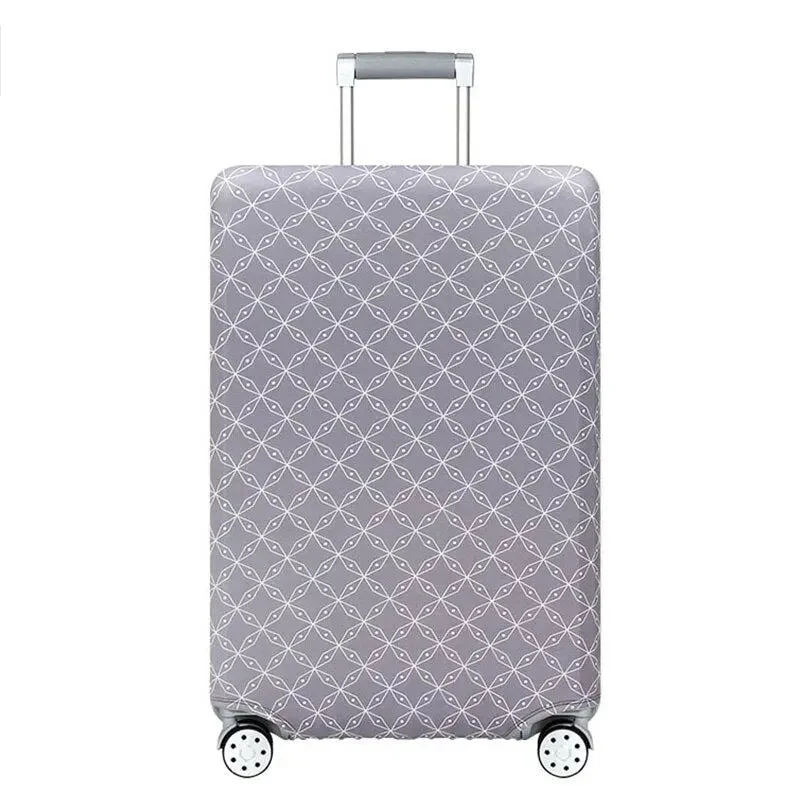 Housse de Valise Personnalisée | Motif Diamants Protecteur