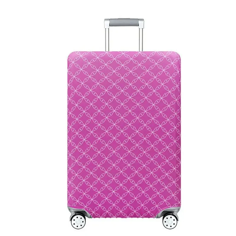 Housse de Valise Personnalisée | Motif Diamants Protecteur