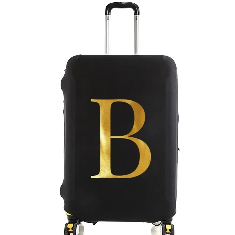 Housse de Valise Personnalisable | Initiale Dorée Protectrice