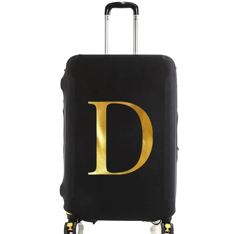 Housse de Valise Personnalisable | Initiale Dorée Protectrice