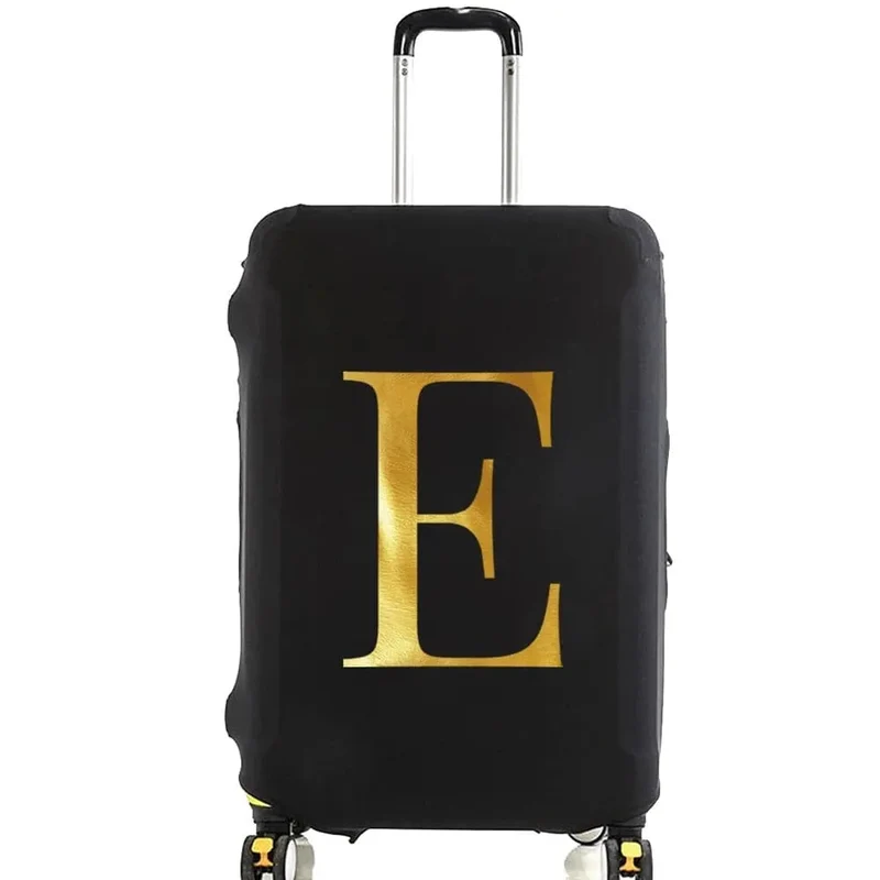 Housse de Valise Personnalisable | Initiale Dorée Protectrice