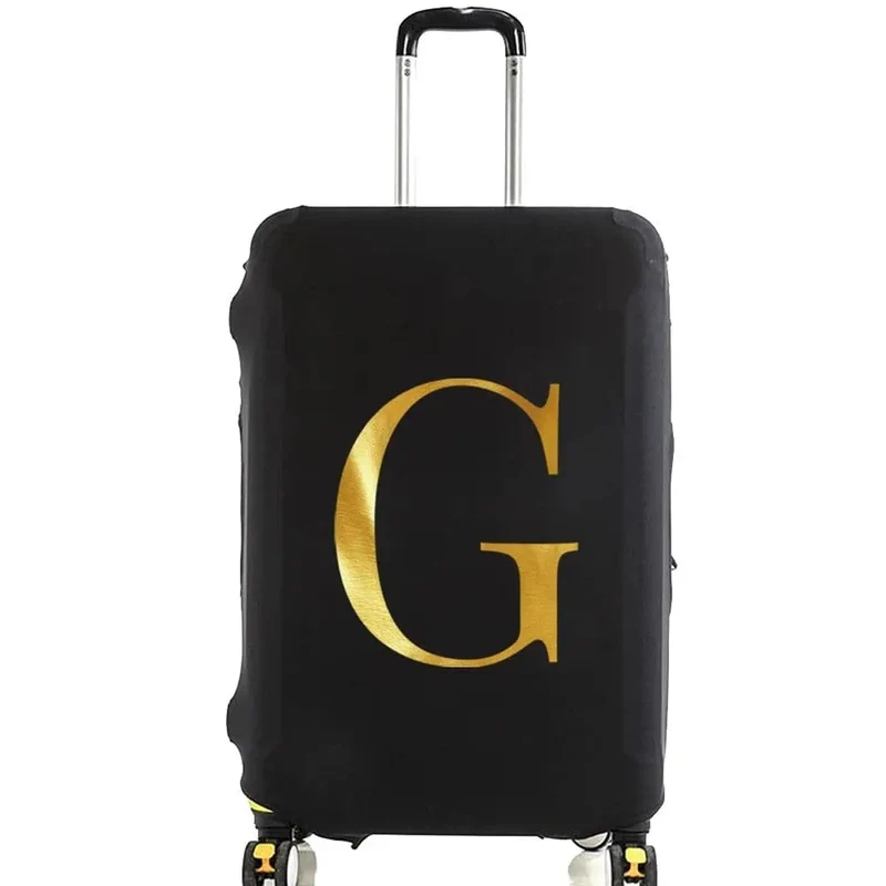 Housse de Valise Personnalisable | Initiale Dorée Protectrice