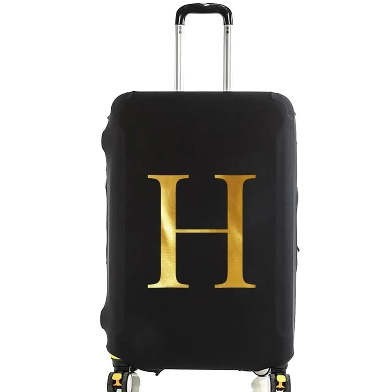 Housse de Valise Personnalisable | Initiale Dorée Protectrice