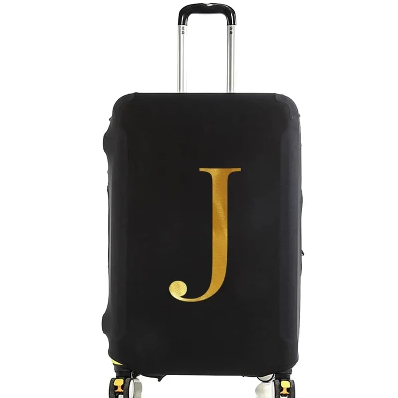 Housse de Valise Personnalisable | Initiale Dorée Protectrice