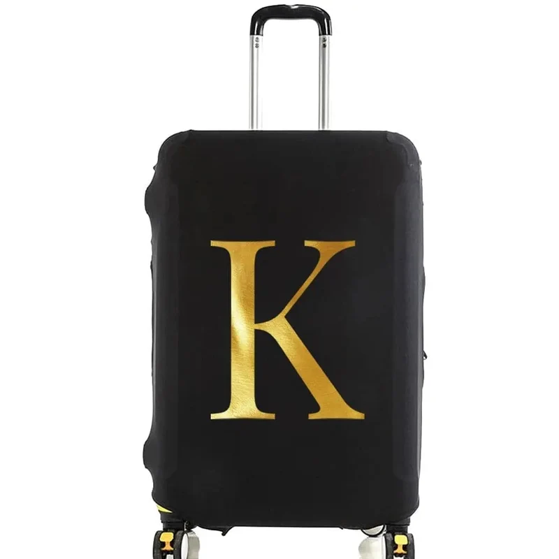 Housse de Valise Personnalisable | Initiale Dorée Protectrice