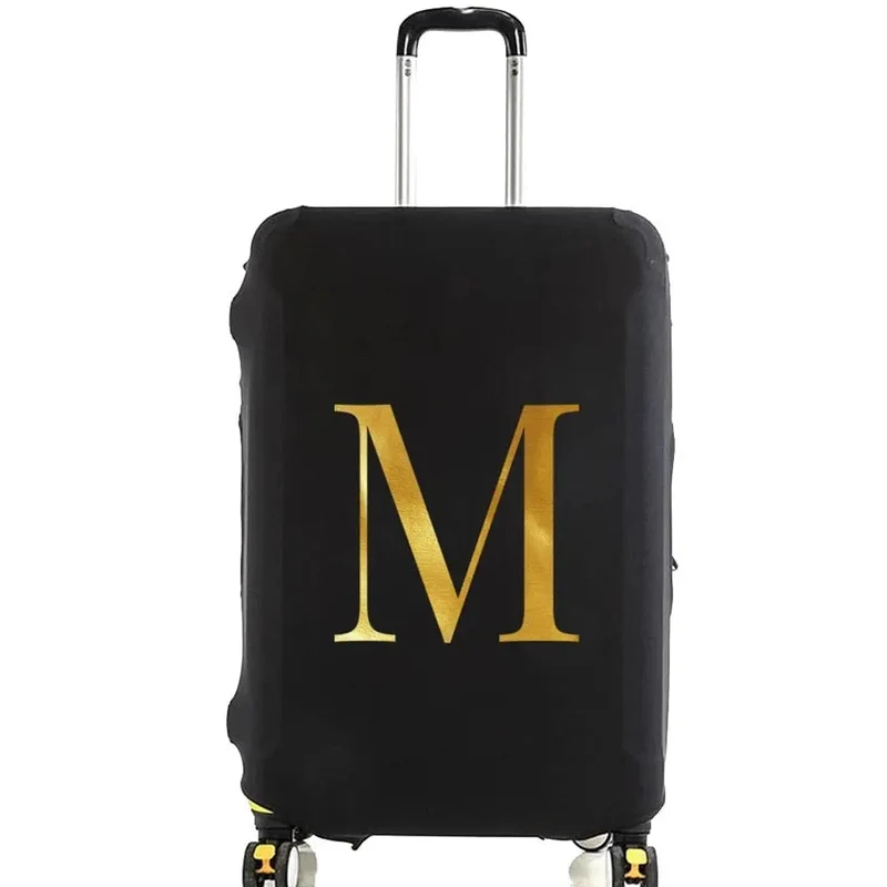 Housse de Valise Personnalisable | Initiale Dorée Protectrice