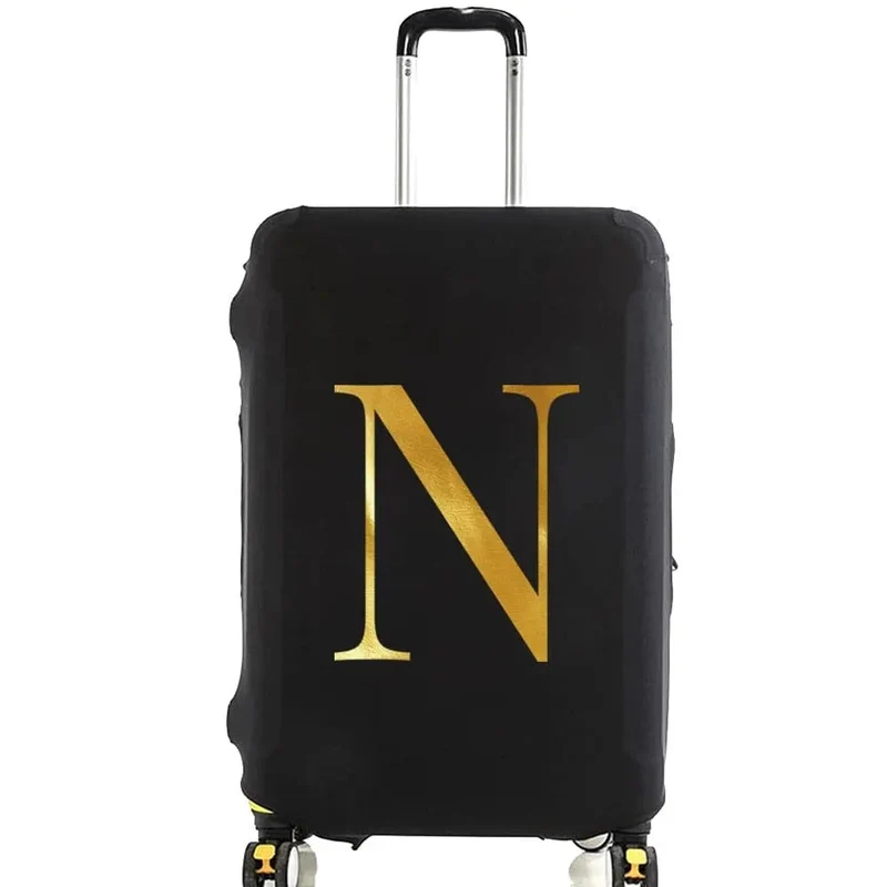 Housse de Valise Personnalisable | Initiale Dorée Protectrice