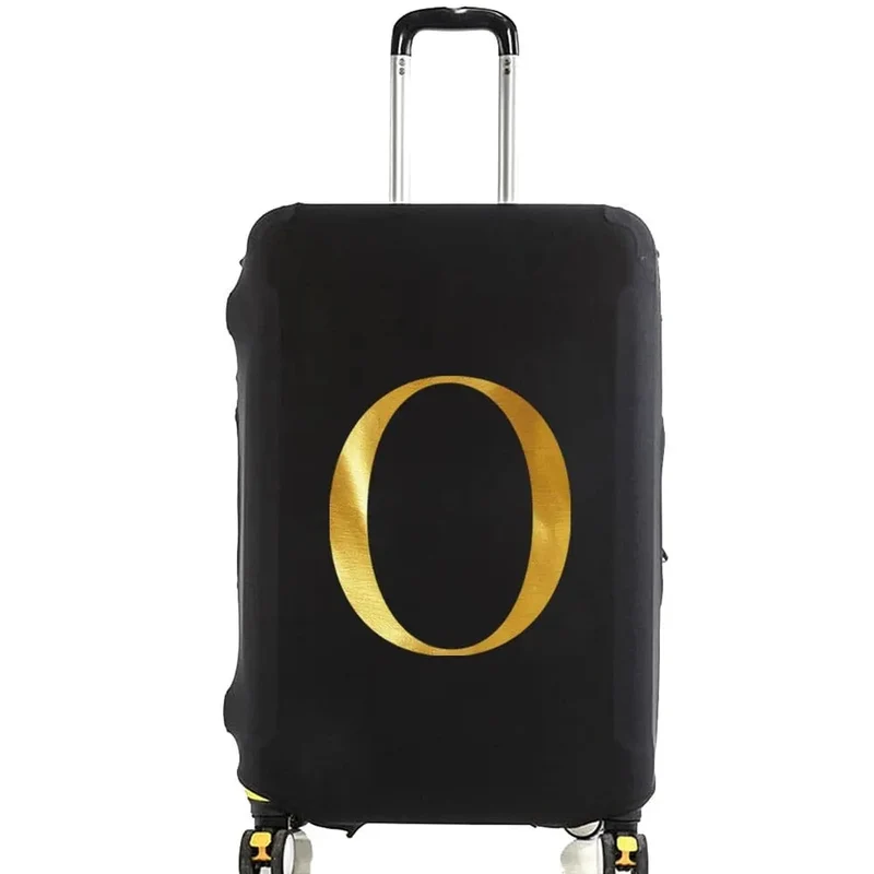 Housse de Valise Personnalisable | Initiale Dorée Protectrice