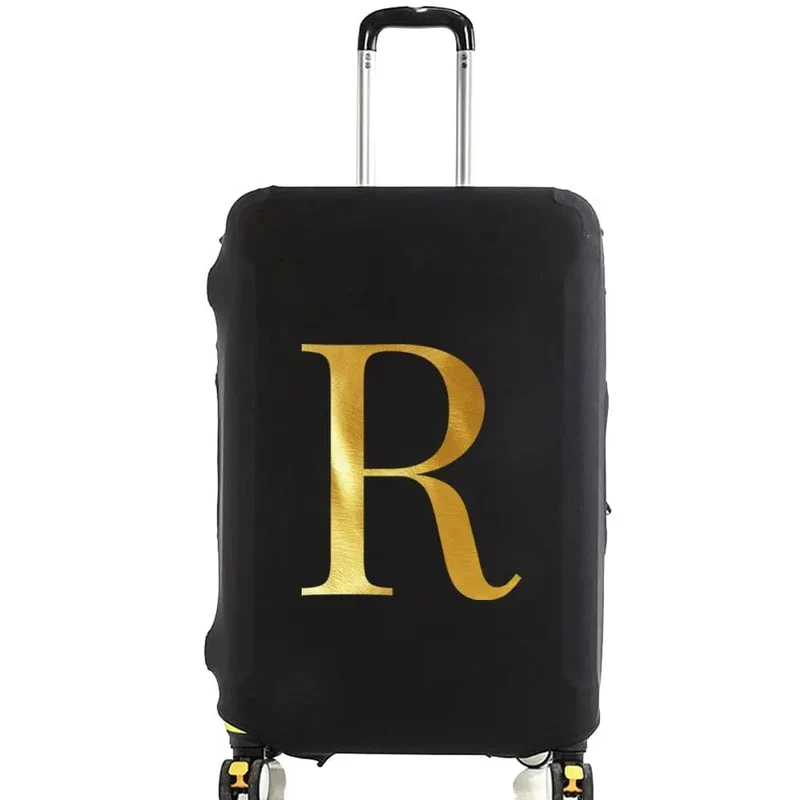 Housse de Valise Personnalisable | Initiale Dorée Protectrice