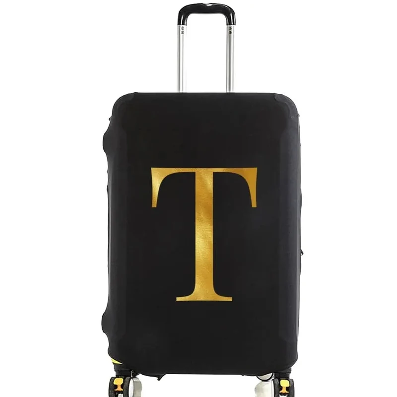 Housse de Valise Personnalisable | Initiale Dorée Protectrice