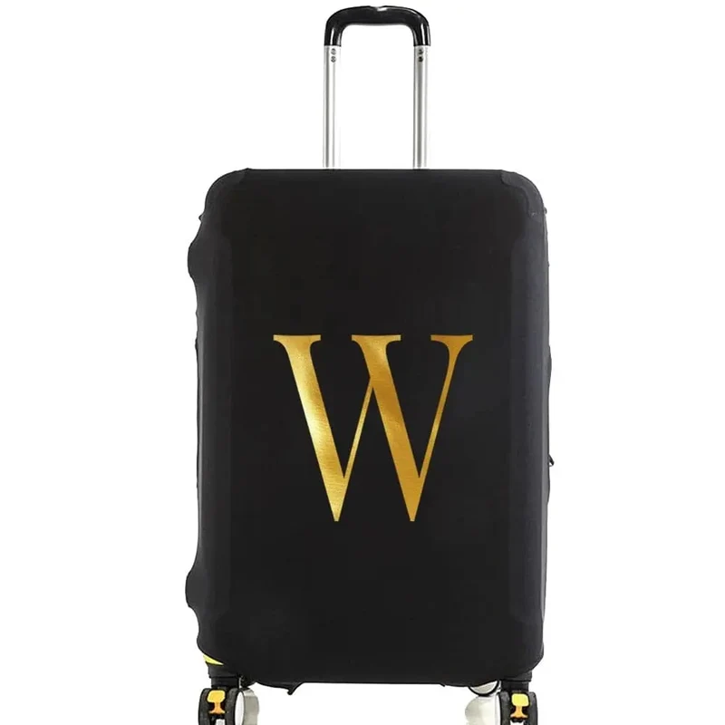 Housse de Valise Personnalisable | Initiale Dorée Protectrice