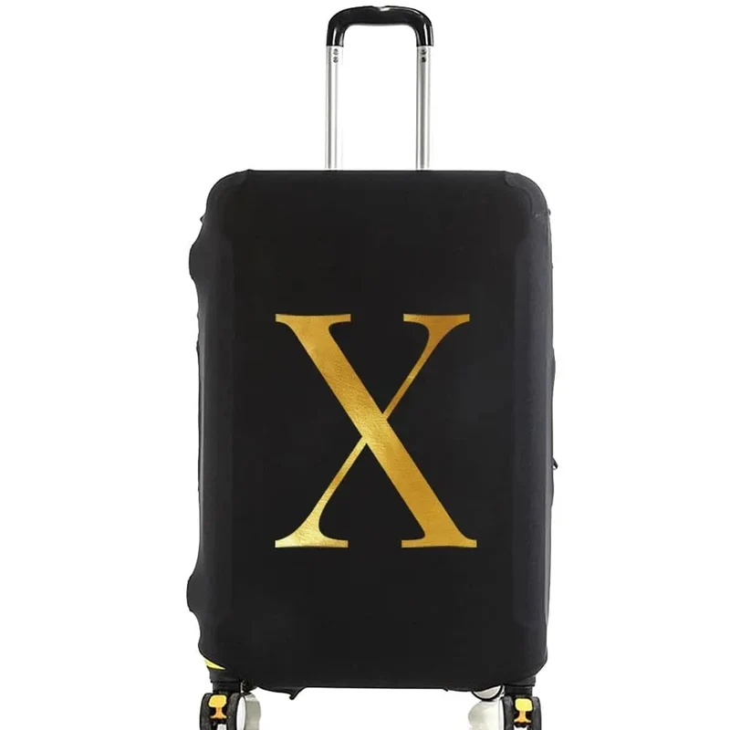 Housse de Valise Personnalisable | Initiale Dorée Protectrice