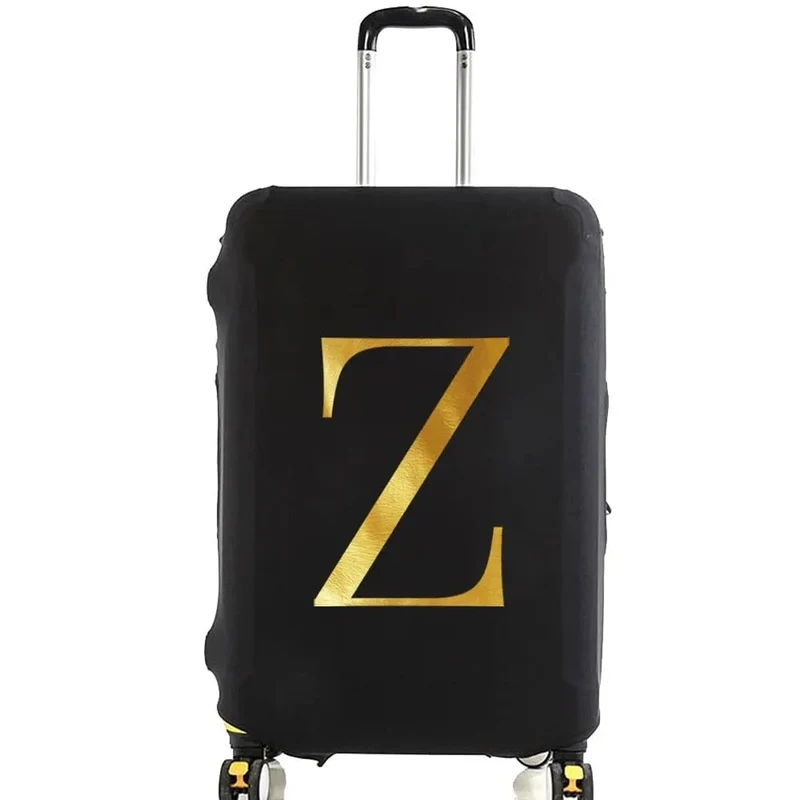 Housse de Valise Personnalisable | Initiale Dorée Protectrice
