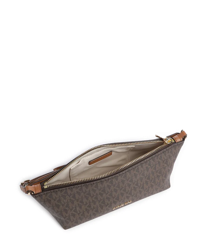 Michael Kors Laila Small Sac porté épaule brown/acorn