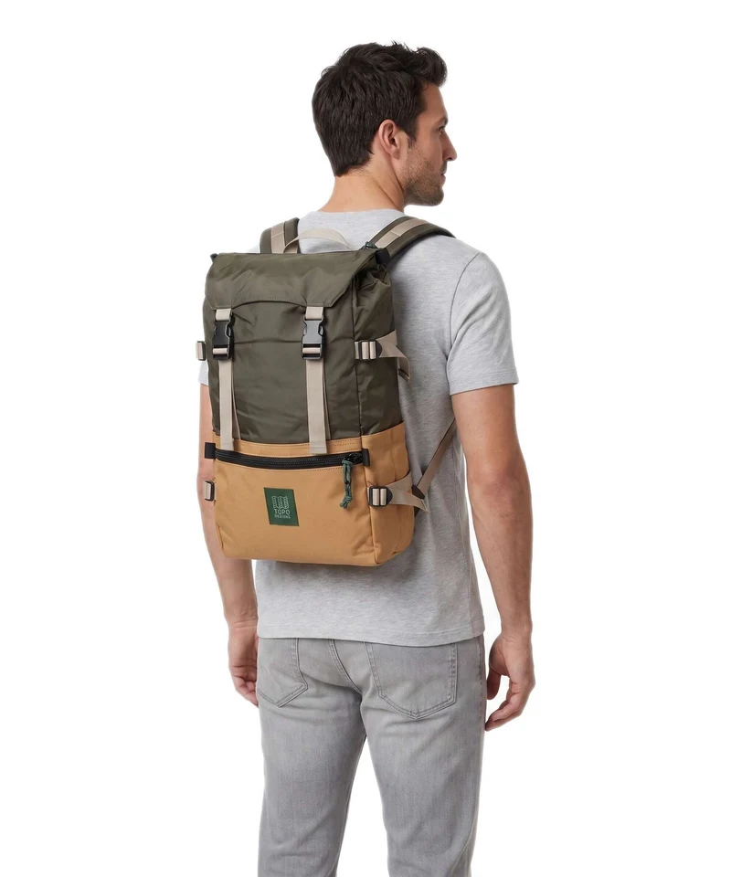 Topo Designs Rover Classic Sac à dos woodland/brown oak