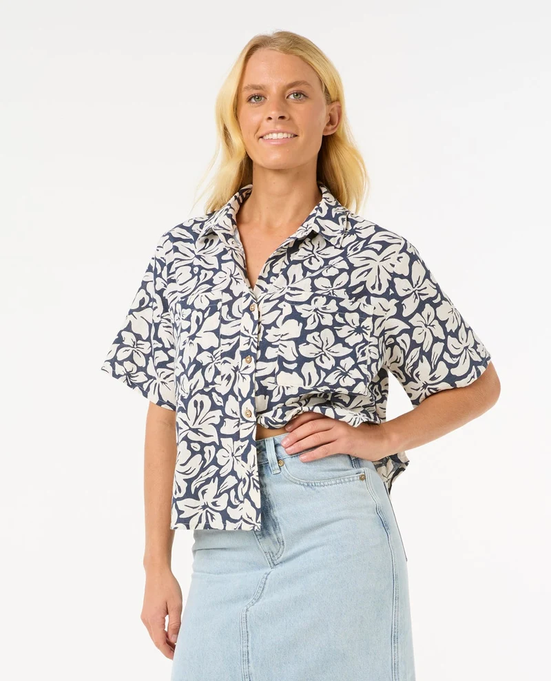 Las Dalias Short Sleeve Shirt