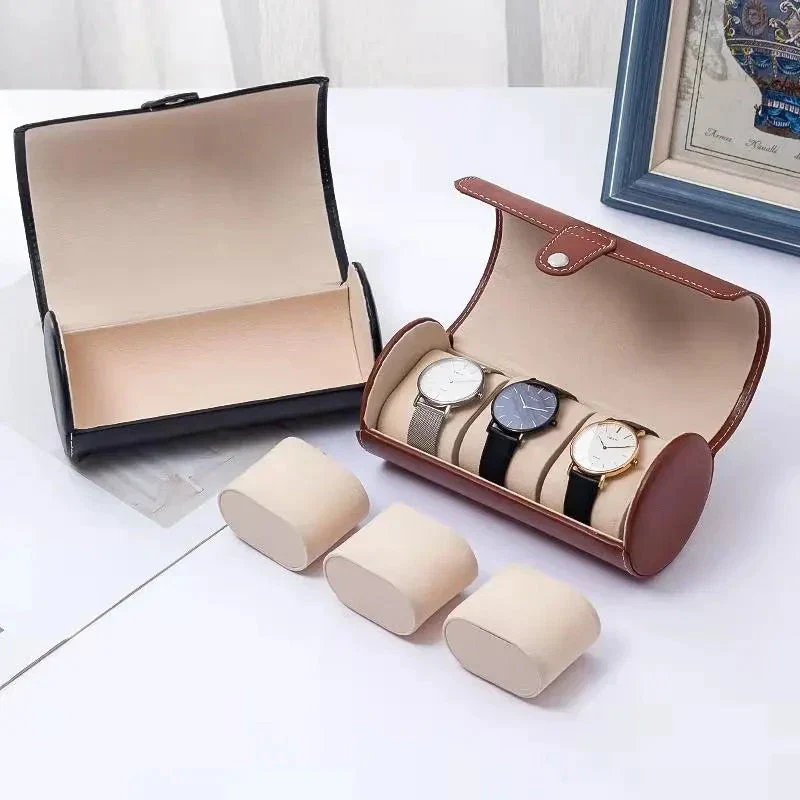 Étui à Montres de Voyage | Protection Rigide 3 Montres