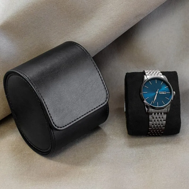 Étui à Montre de Voyage | Protection Pu Compacte