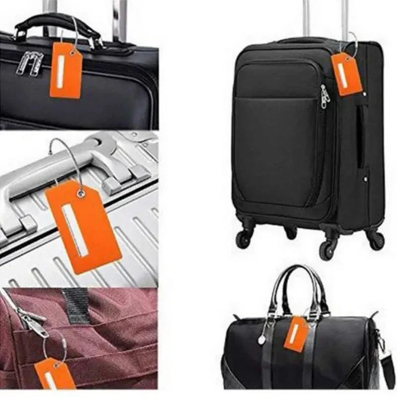 Étiquettes Bagages Silicone | Lot 6 Couleurs Vives