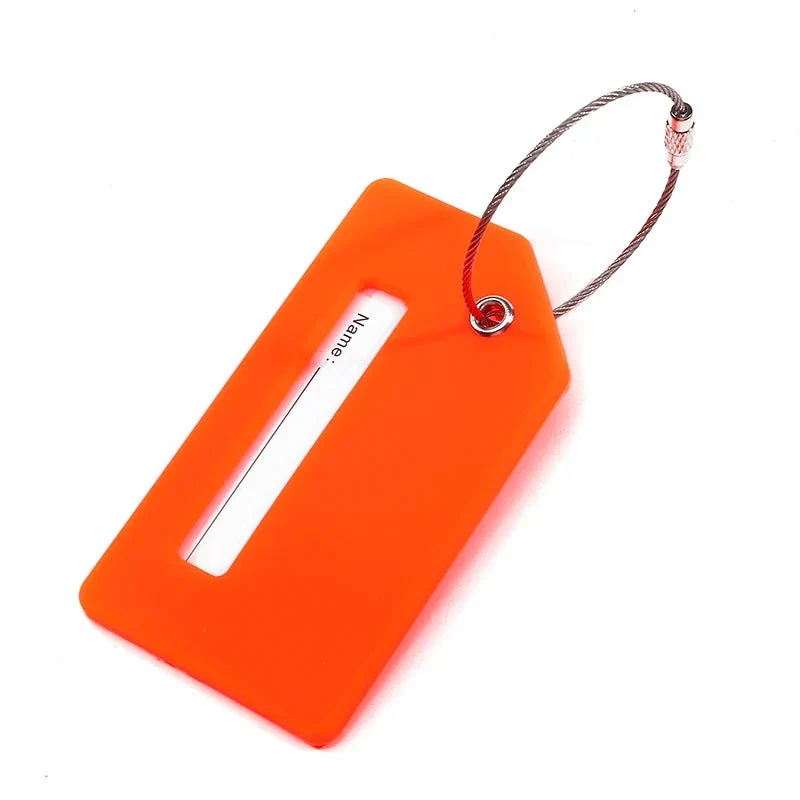 Étiquettes Bagages Silicone | Lot 6 Couleurs Vives