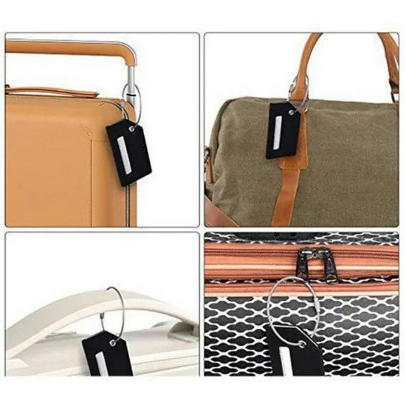 Étiquettes Bagages Silicone | Lot 6 Couleurs Vives
