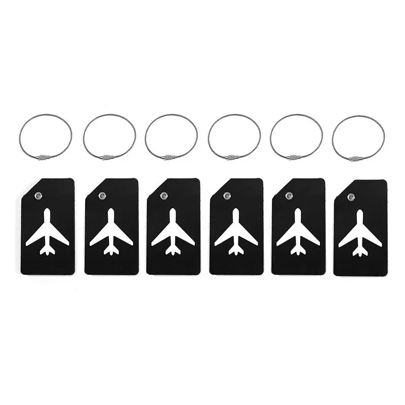 Étiquettes Bagages Silicone | Lot 6 Couleurs Vives