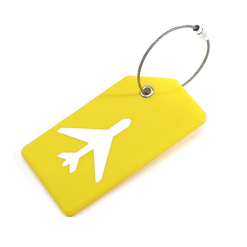 Étiquettes Bagages Silicone | Lot 6 Couleurs Vives