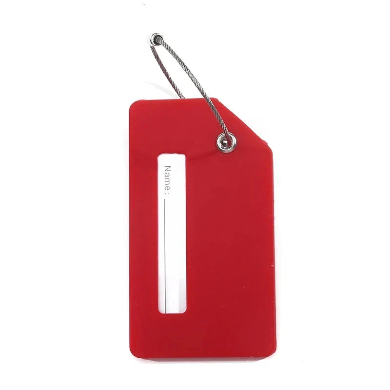Étiquettes Bagages Silicone | Lot 6 Couleurs Vives