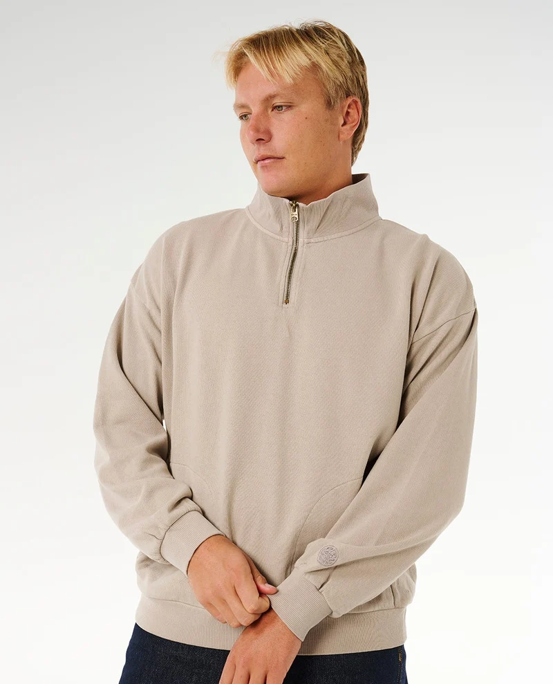 Premium Surf Qtr Zip Crew Fleece