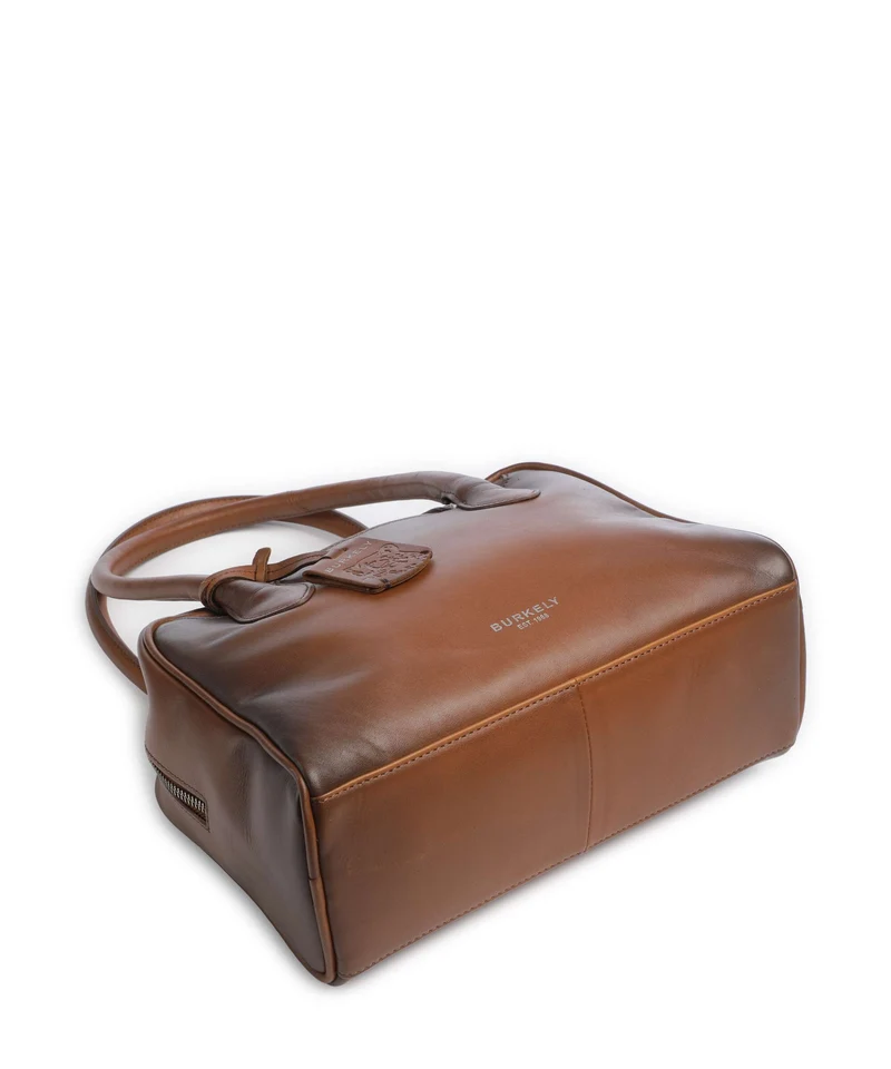 Burkely Ledger Sac porté épaule cognac