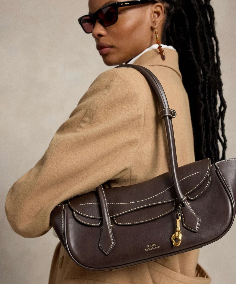 Polo Ralph Lauren Blaze Small Sac porté épaule ash