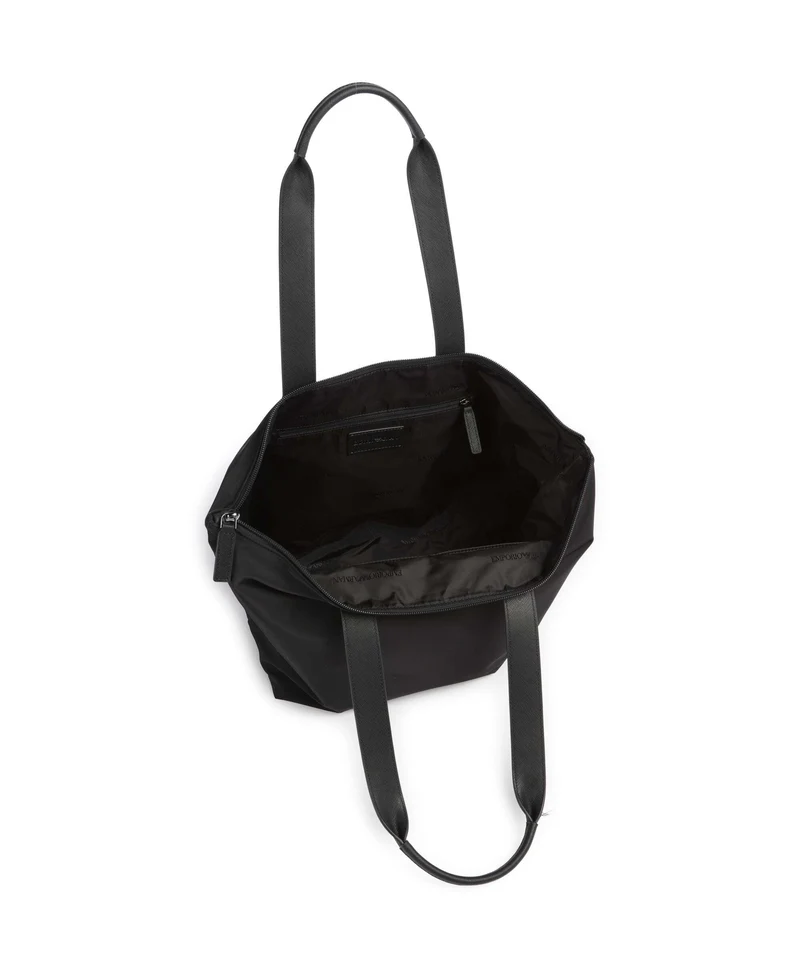 Emporio Armani Nylon Recycled Cabas black beauty