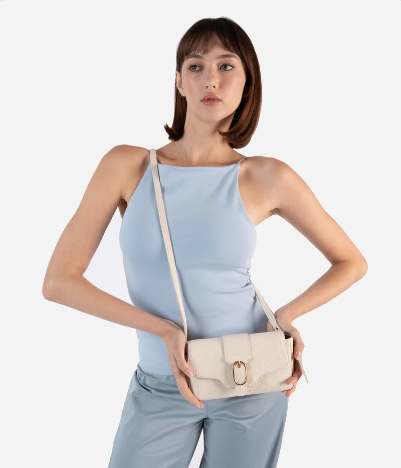 ISABELLE SM Sac à bandoulière Vegan – Grain