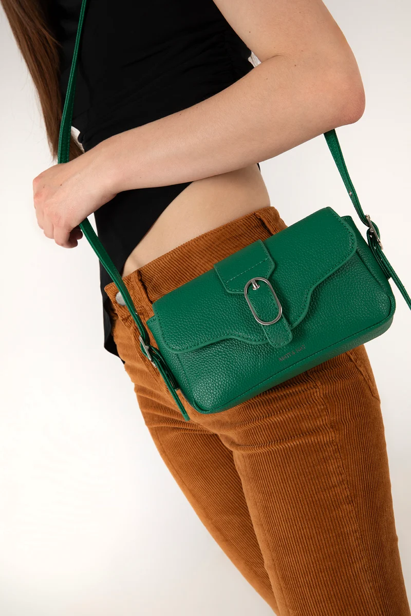 ISABELLE SM Sac à bandoulière Vegan – Grain