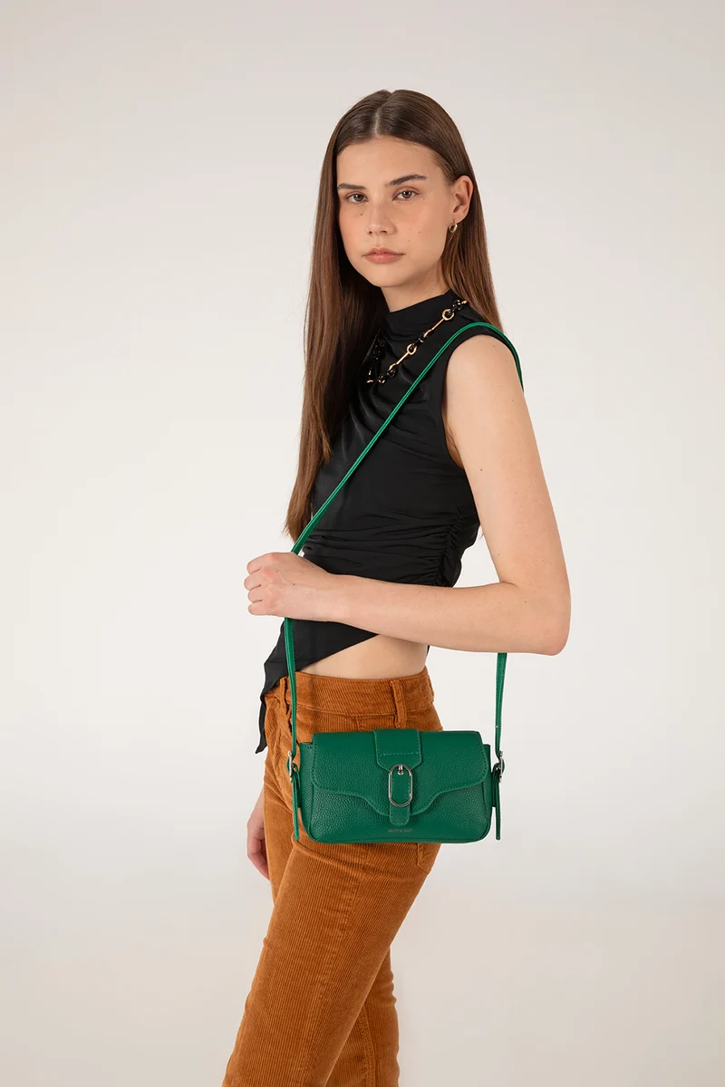 ISABELLE SM Sac à bandoulière Vegan – Grain