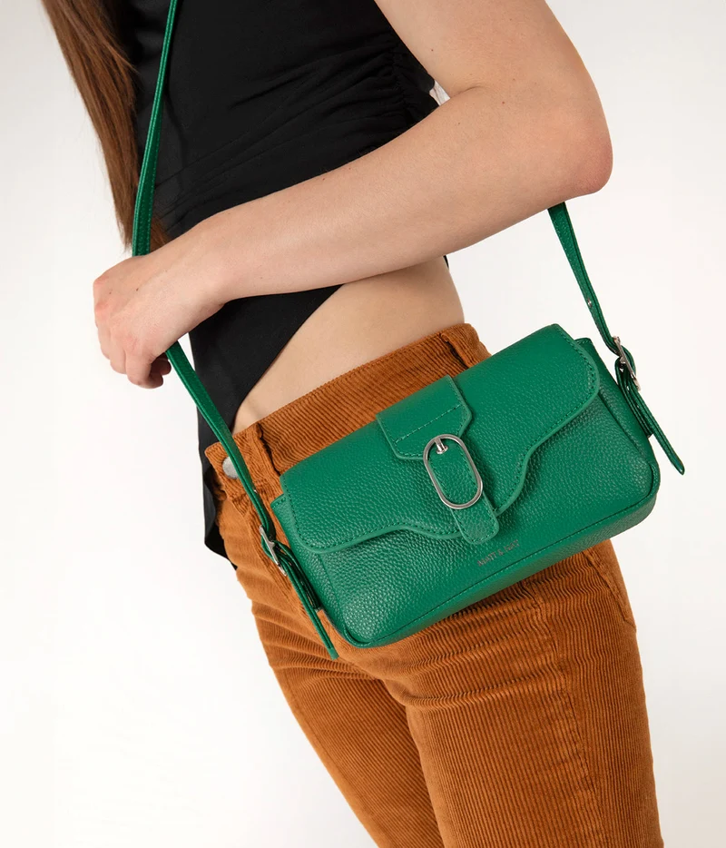 ISABELLE SM Sac à bandoulière Vegan – Grain