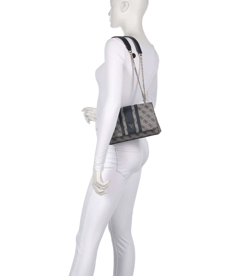 Guess Noelle II Sac porté épaule midnight logo
