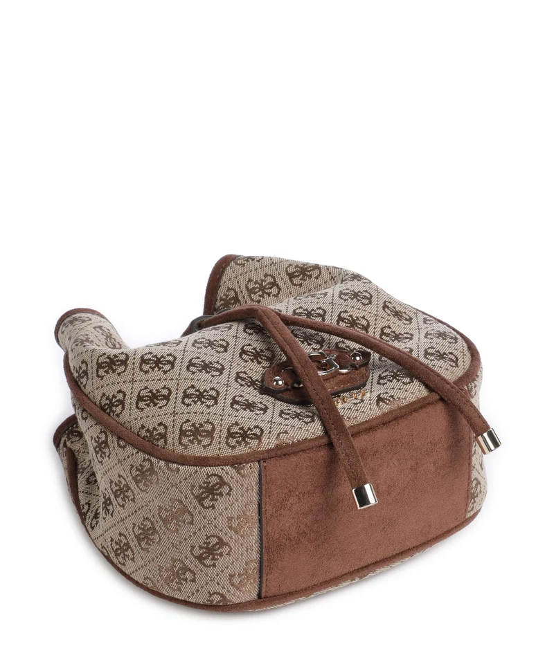 Guess Samantha Mini Sac seau latte logo/brown