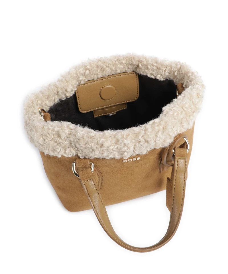 BOSS Sandy Mini Sac à main medium beige
