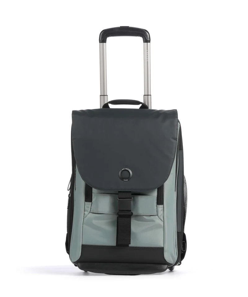 Delsey Paris Securflap Sac à dos à roulettes sage green