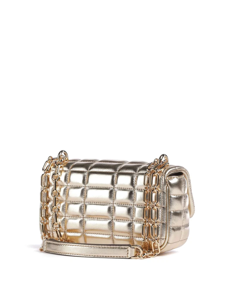 Michael Kors Tribeca Sac porté épaule pale gold
