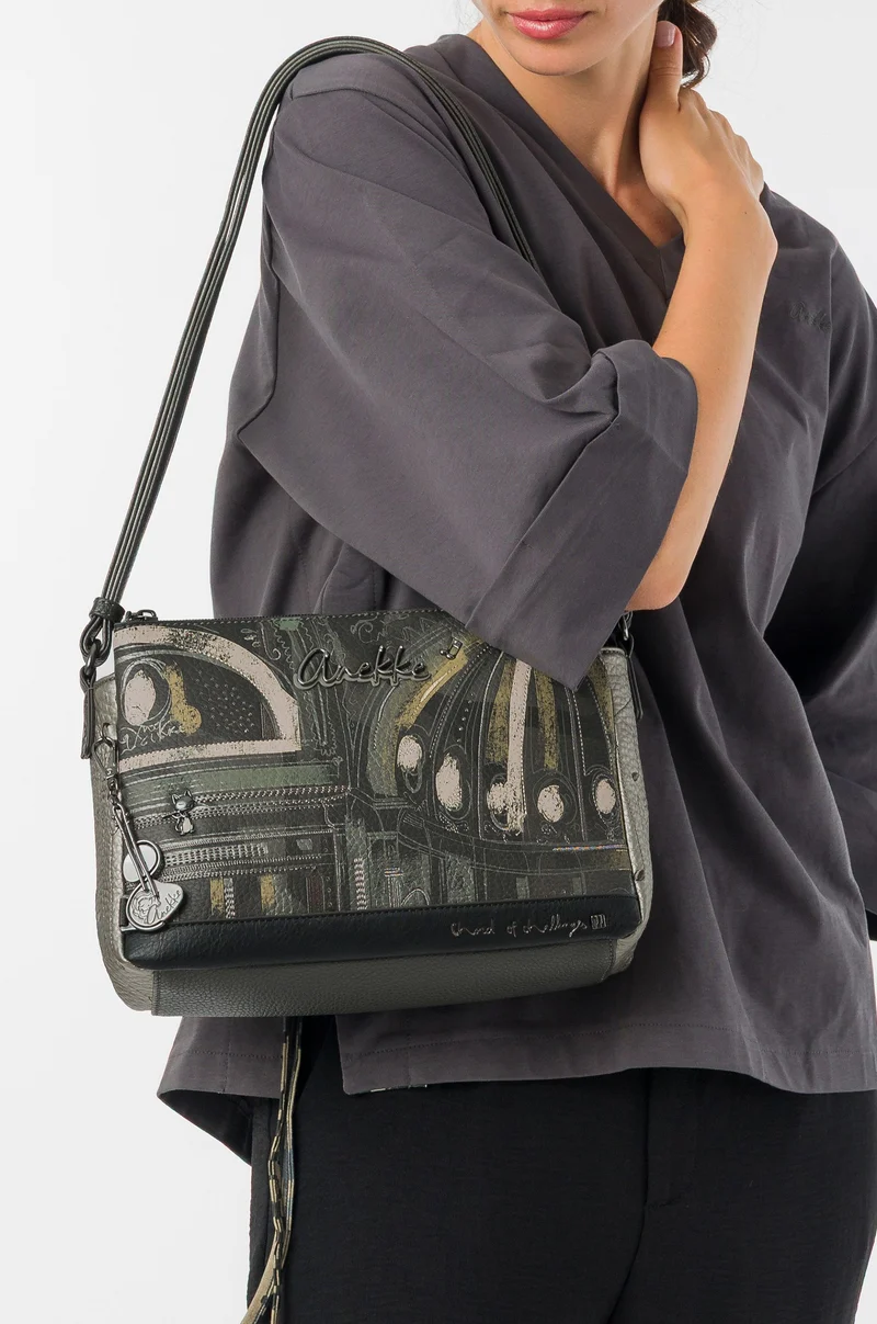 Sac à bandoulière carré de taille moyenne Melody