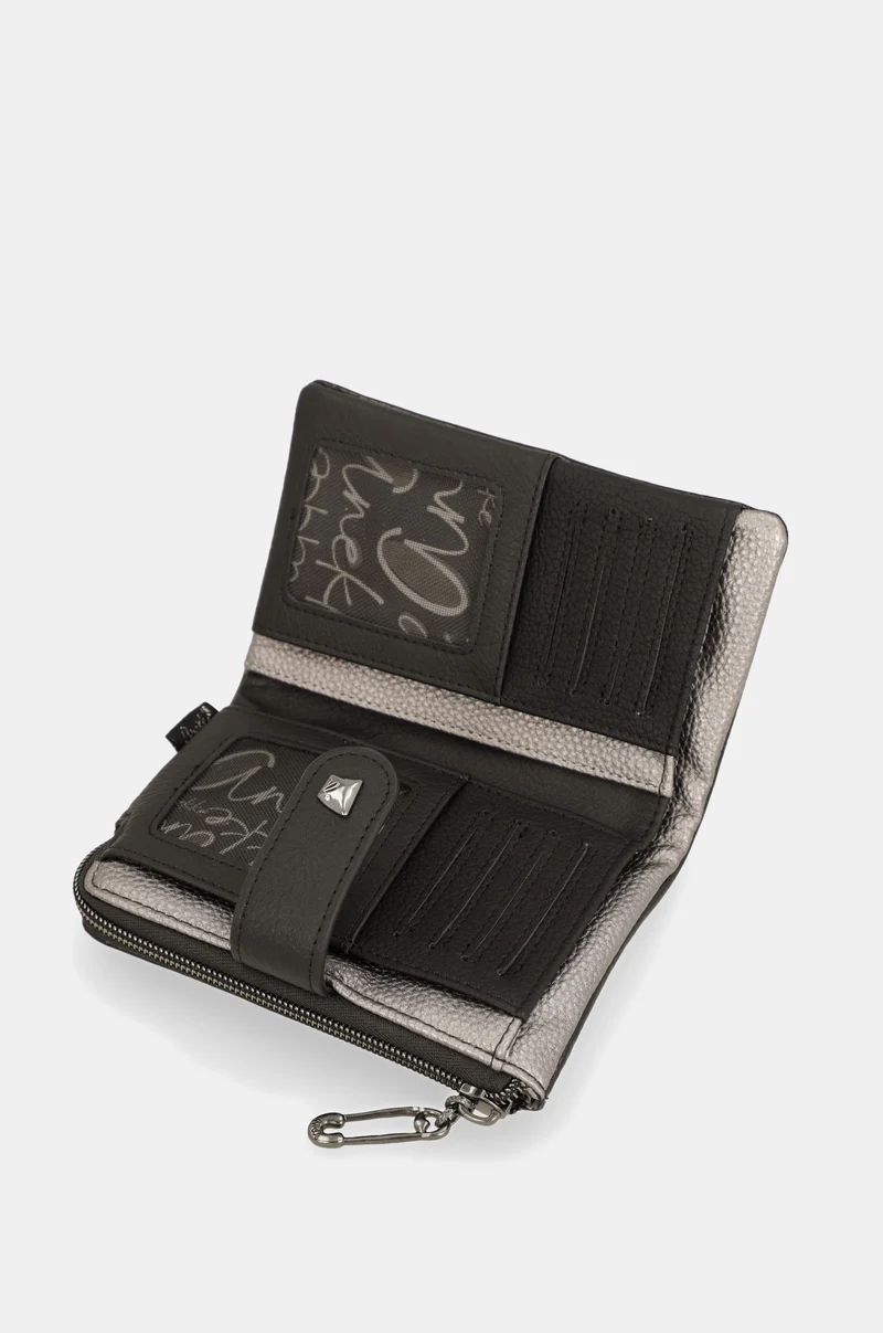 Portefeuille souple de taille moyenne RFID Iron