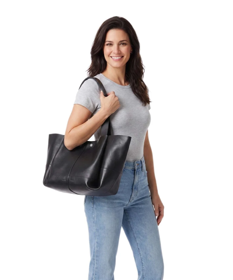 AllSaints Rosalie Cabas black/silver