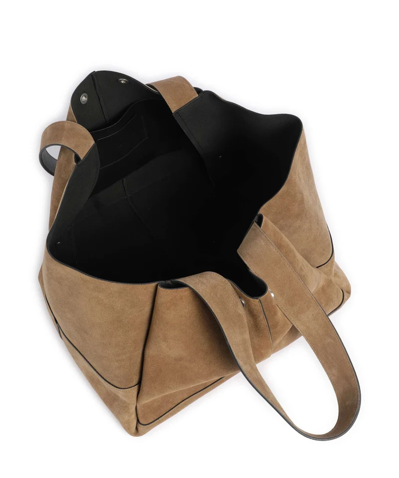 AllSaints Rosalie Cabas warm olive brown