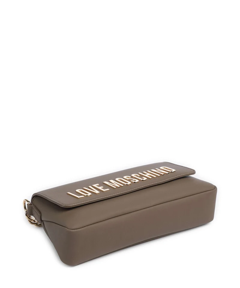 Love Moschino Bold Love Sac porté épaule fango