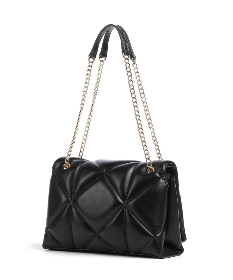 Love Moschino Embossed Q Sac porté épaule nero
